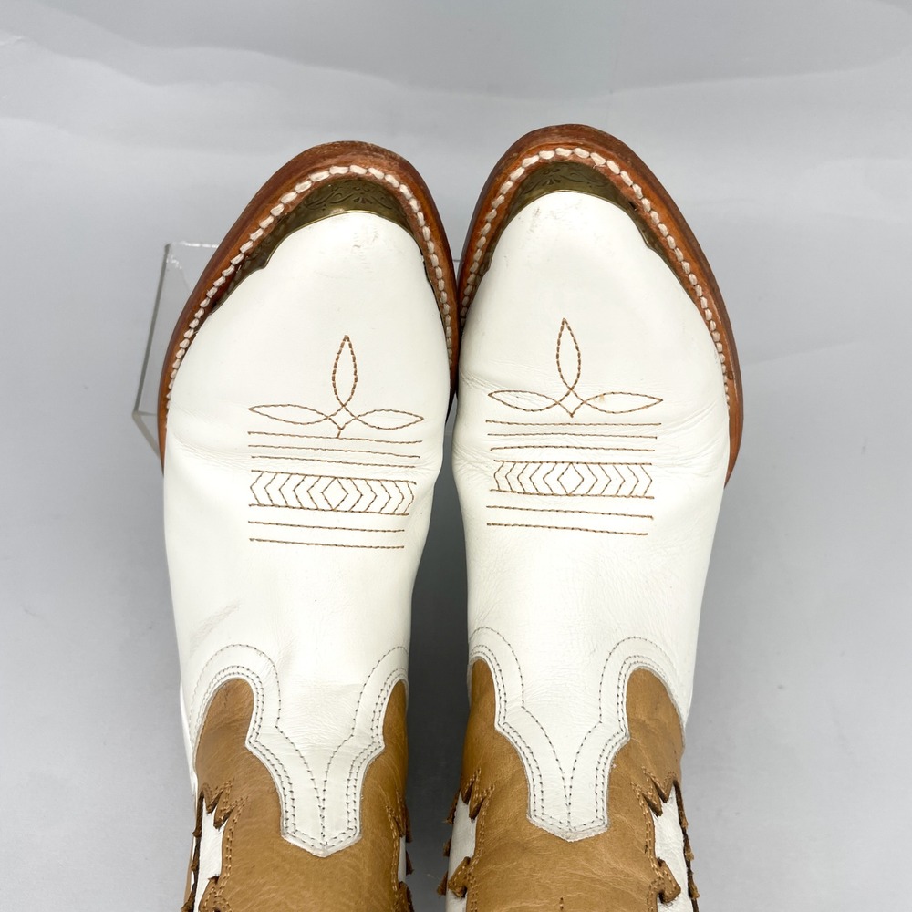 Idyllwind Miranda Lambert Womens 7.5 Thunderbird White Tan Western Cowgirl Boots - Picture 10 of 15